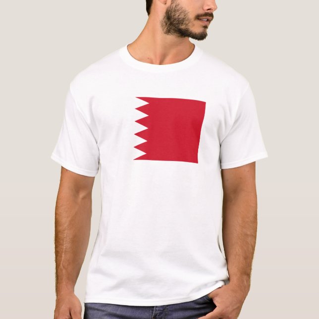 Camiseta Bahrain Flag T-Shirt, Patriotic T-Shirts, (Anverso)