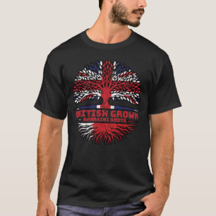 Camiseta Bahréin: Árbol británico británico de Bahréin roza