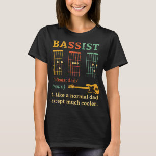 Camiseta Baid Dad - Guitar Chords - Fathers Day Gige Ide