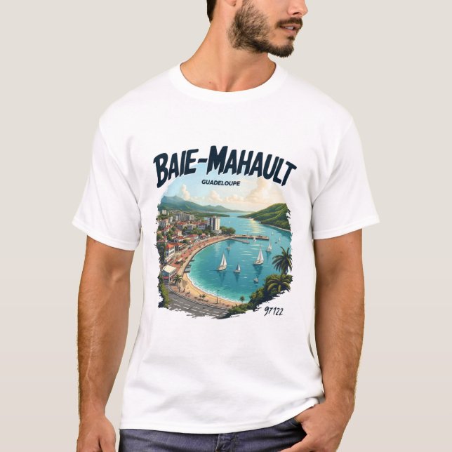 CAMISETA BAIE-MALHAUT GUADELOUPE (Anverso)