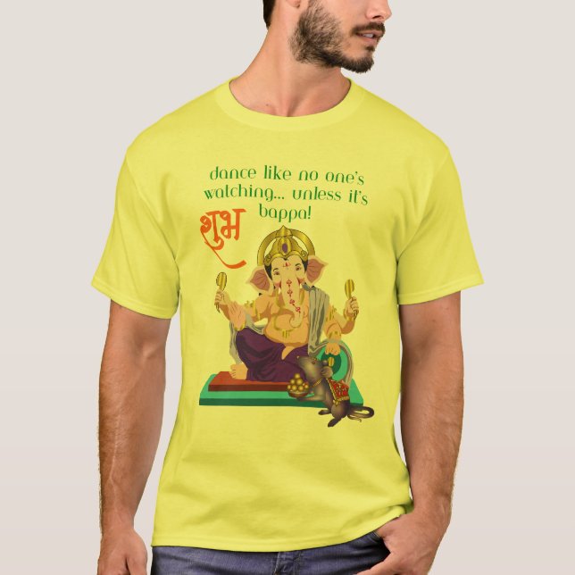 Camiseta Baila como si Bappa estuviera mirando – Diversión  (Anverso)