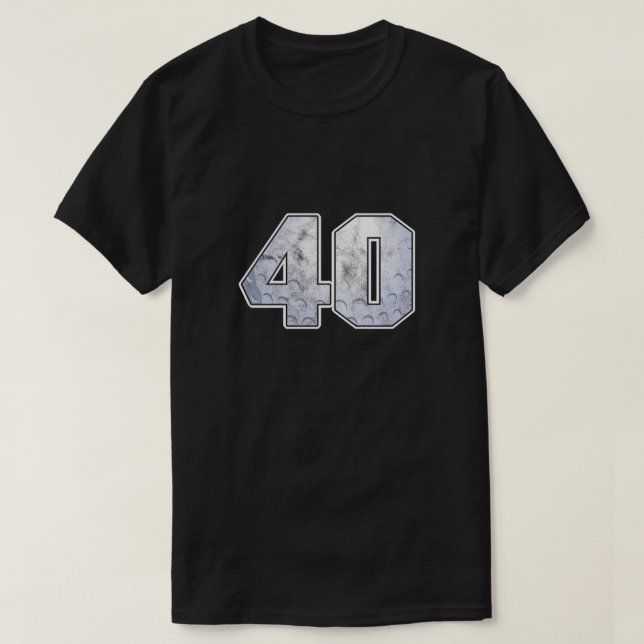 Camiseta Baila de Golf Regalo Deportivo 40 de la Celebració (Diseño del anverso)