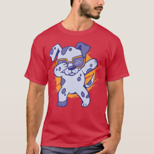 Camiseta Bailando bailarina de perro dálmata, Mascota de ca