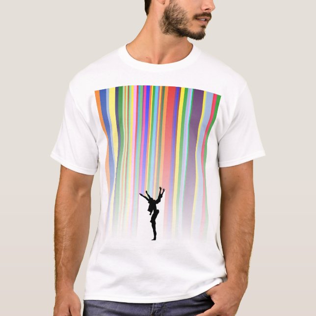 Camiseta Bailando bajo la lluvia (Anverso)