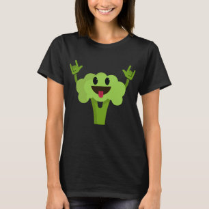 Camiseta Bailando Broccoli Funny Bailarina Vegetable Vegan 