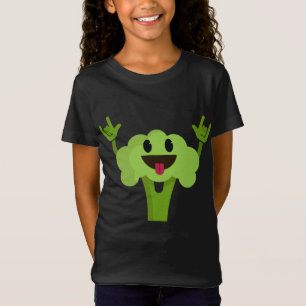 Camiseta Bailando Broccoli Funny Bailarina Vegetable Vegan 