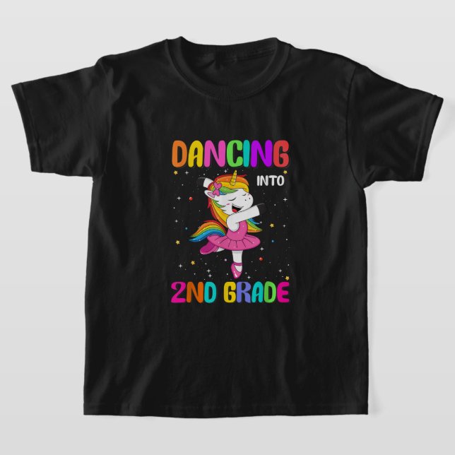 Camiseta Bailando con Chicas de 2º grado de unicornio (Distribución)