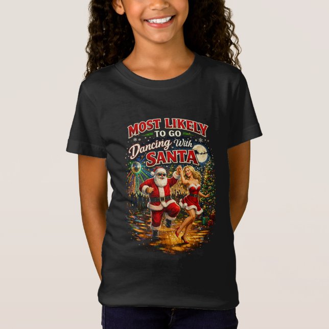 Camiseta Bailando con Santa (Anverso)