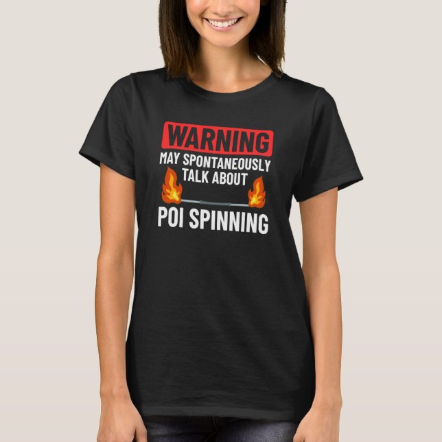 Camiseta Bailando contra incendios Poi Spinning Dancer Ball (Anverso)