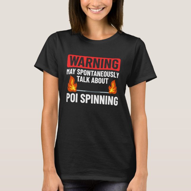 Camiseta Bailando contra incendios Poi Spinning Dancer Ball (Anverso)