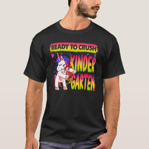 Camiseta Bailando Unicornio Preparado Para Aplastar Primero