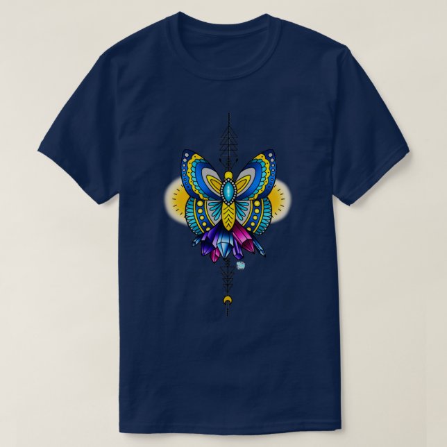 Camiseta Bailar como mariposa (Diseño del anverso)