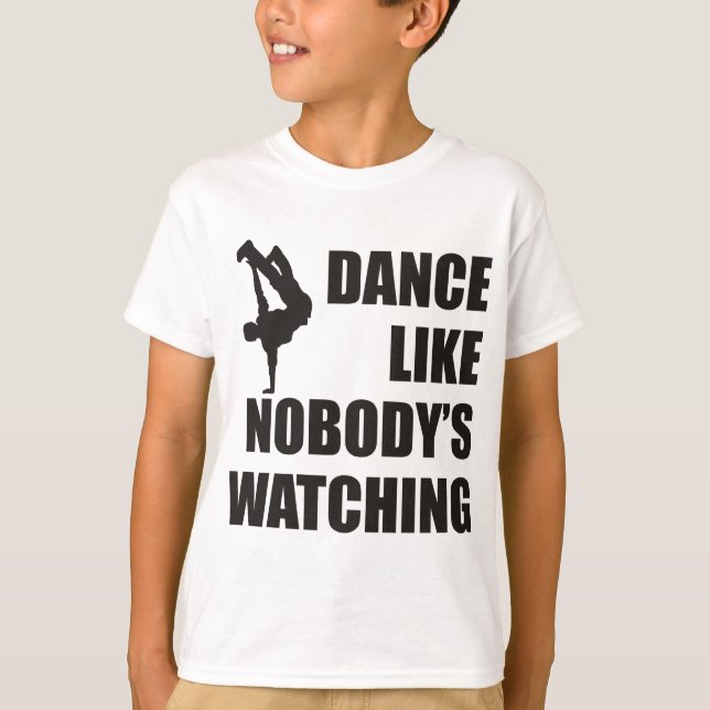 Camiseta Bailar como nadie mira (Anverso)