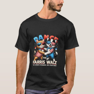 Camiseta Bailar con el famoso gato de Harris Walz