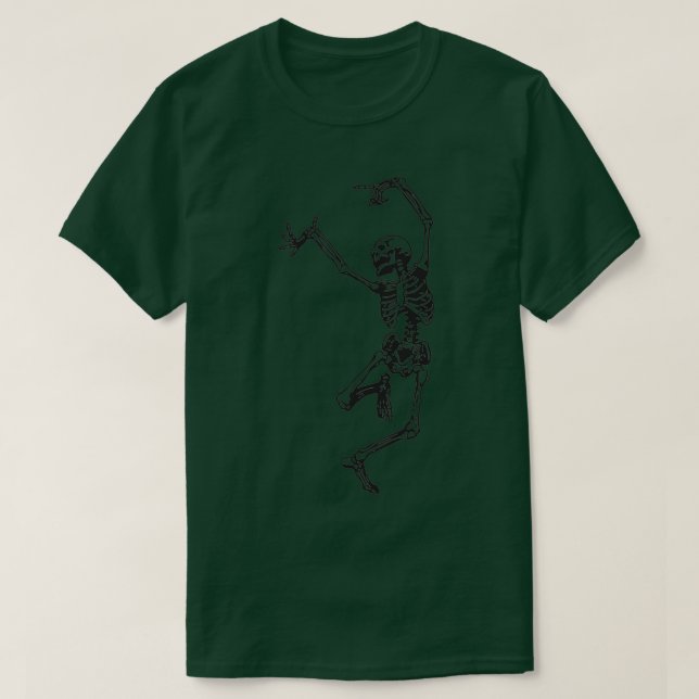 Camiseta Bailar con la muerte (Diseño del anverso)