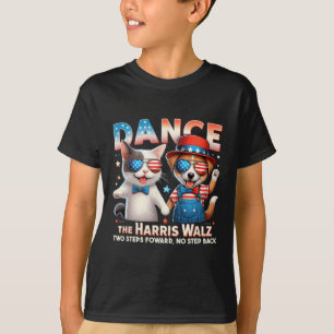 Camiseta Bailar con los Harris Wheimer Divertidas gatos dam