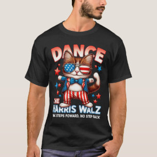 Camiseta Bailar con los Harris Wheimer Divertidas gatos dam
