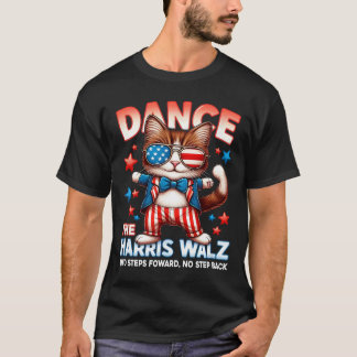 Camiseta Bailar con los Harris Wheimer Divertidas gatos dam