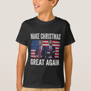 Camiseta Bailar Con Trump Santa Y Dj Vance Hacer Que Los Na