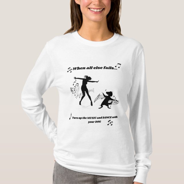 Camiseta Bailar con tu perro (Anverso)