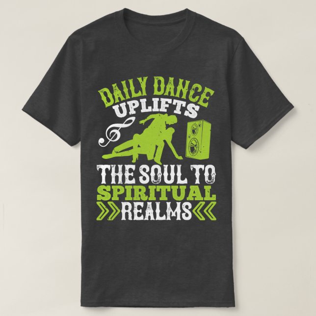 Camiseta Bailar Dance Diario Sube El Alma (Diseño del anverso)