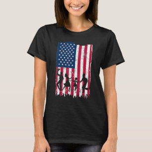 Camiseta Bailar Me Hace Feliz Baile Tap Bandera De Ee.Uu. 4