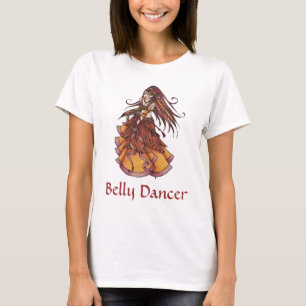 Camiseta Bailarín Belly de la luna de otoño