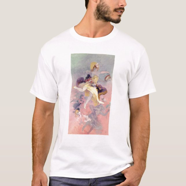 Camiseta Bailarín con una pandereta vasca (Anverso)