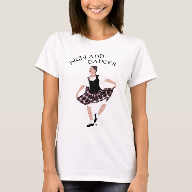 Camiseta Bailarín de baile campestre escocés (Anverso)
