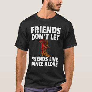 Camiseta Bailarín de bailes de música country de Line Dance