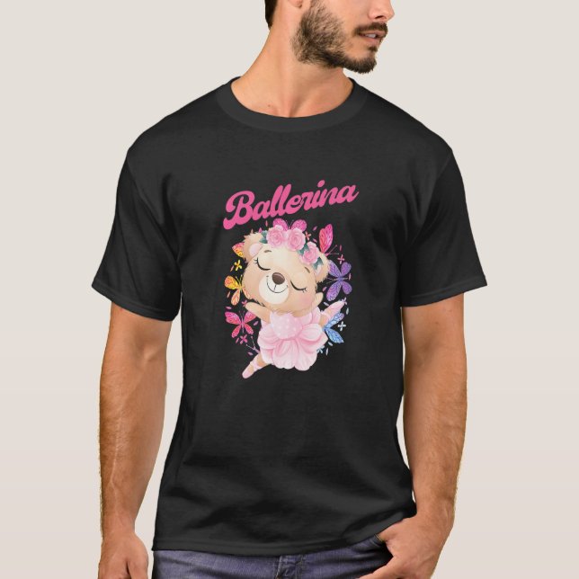 Camiseta Bailarín de ballet oso Ballet de música Ballet Poi (Anverso)