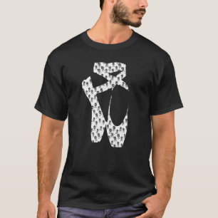 Camiseta Bailarín de ballet Punto de Punk Zapata Baller grá