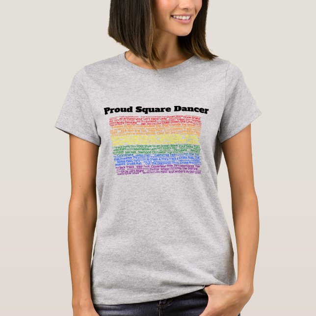 Camiseta Bailarín de Cuadrado Orgulloso (Anverso)
