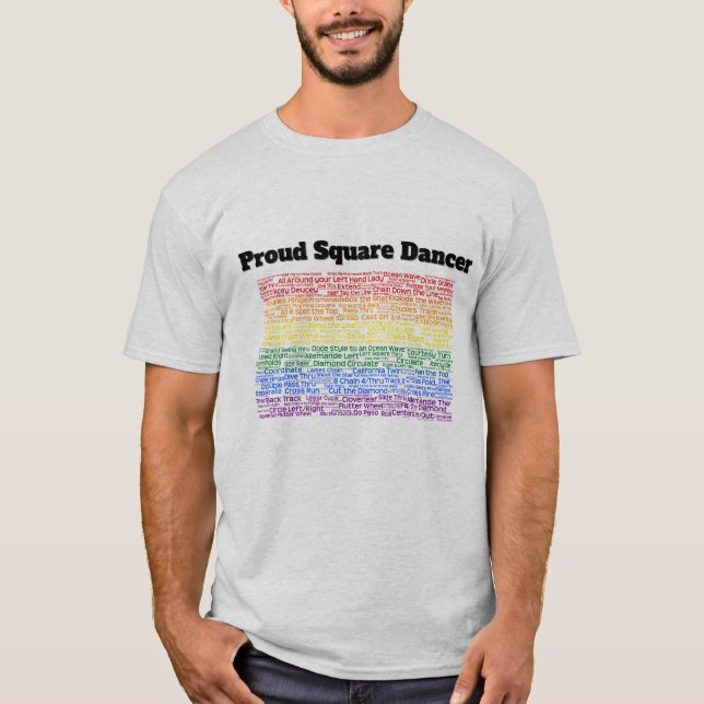 Camiseta Bailarín de Cuadrado Orgulloso (Anverso)