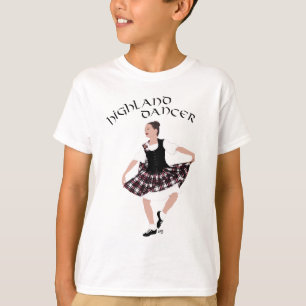 Camiseta Bailarín de danza country escocesa