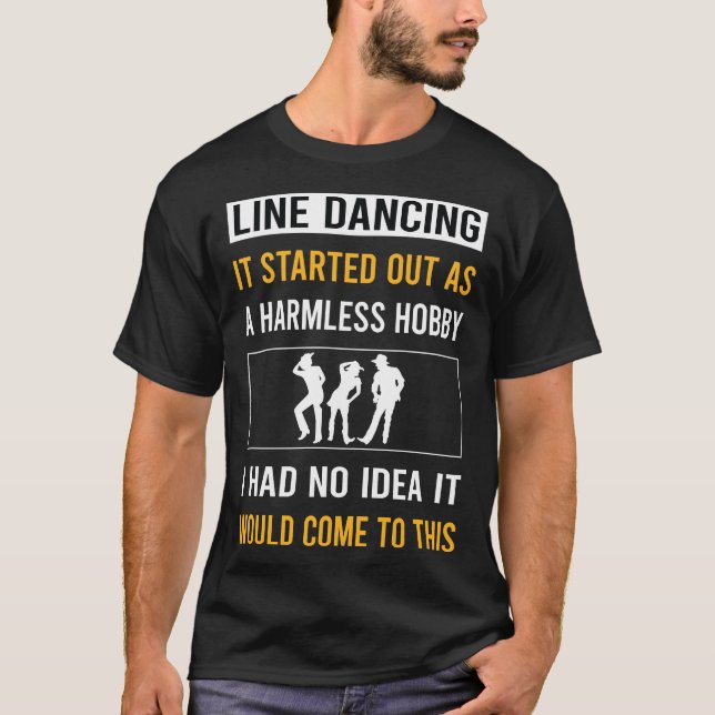 Camiseta Bailarín de danza de línea de hobby sin daño (Anverso)
