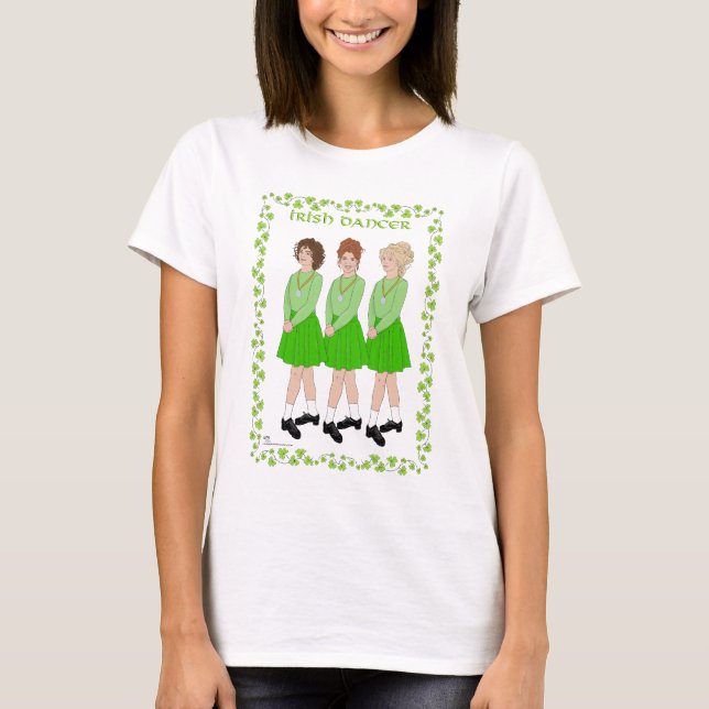 Camiseta Bailarín de Danza Irlandesa Feis (Anverso)