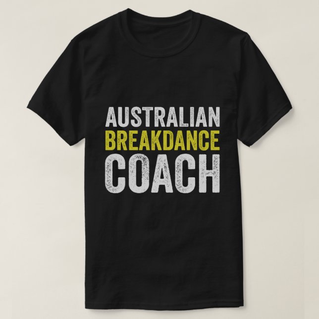 Camiseta Bailarín de disfraces de entrenador australiano de (Diseño del anverso)