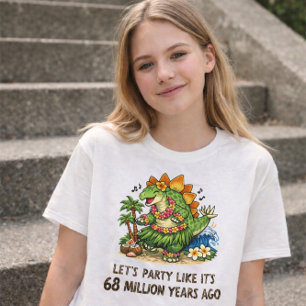 Camiseta Bailarín de Hula Stegosaurus