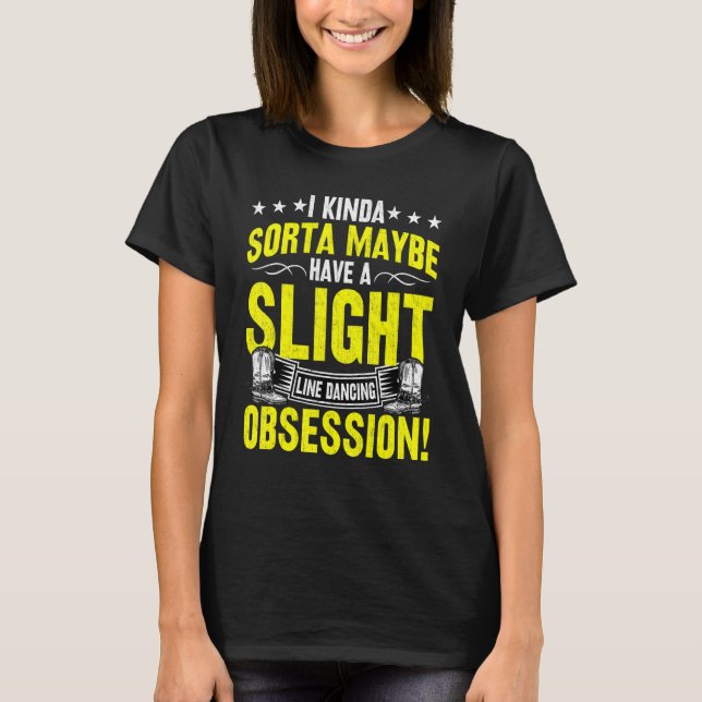 Camiseta Bailarín de la línea de obsesión de la línea de ba (Anverso)