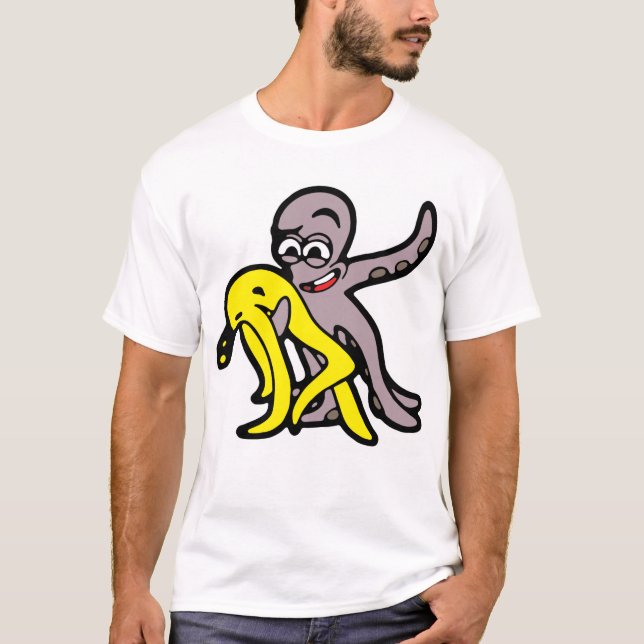 CAMISETA BAILARÍN DE LA SALSA DEL PULPO (Anverso)