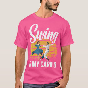 Camiseta Bailarín de Lindy Hop Pareja de baile de swing Bai