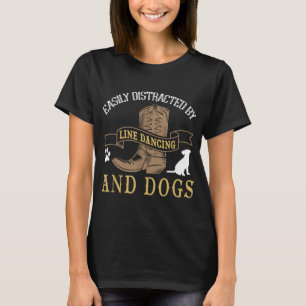 Camiseta Bailarín de línea de baile de Chiste de danza de p