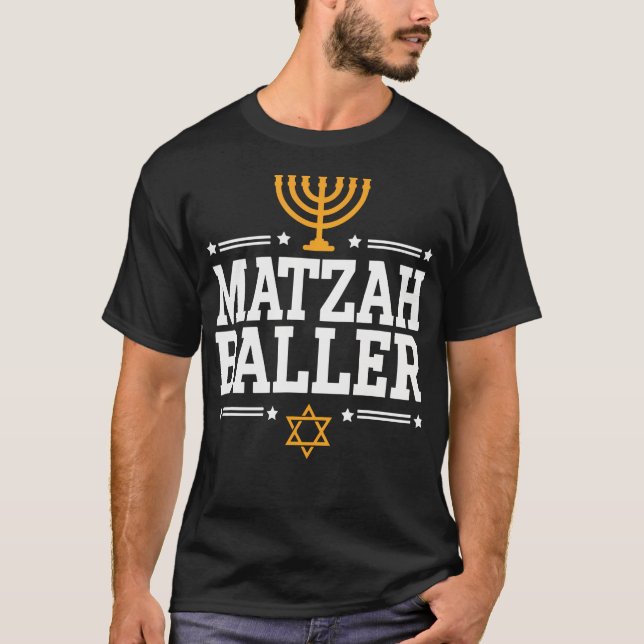 Camiseta Bailarín de Matzá Hanukkah (Anverso)