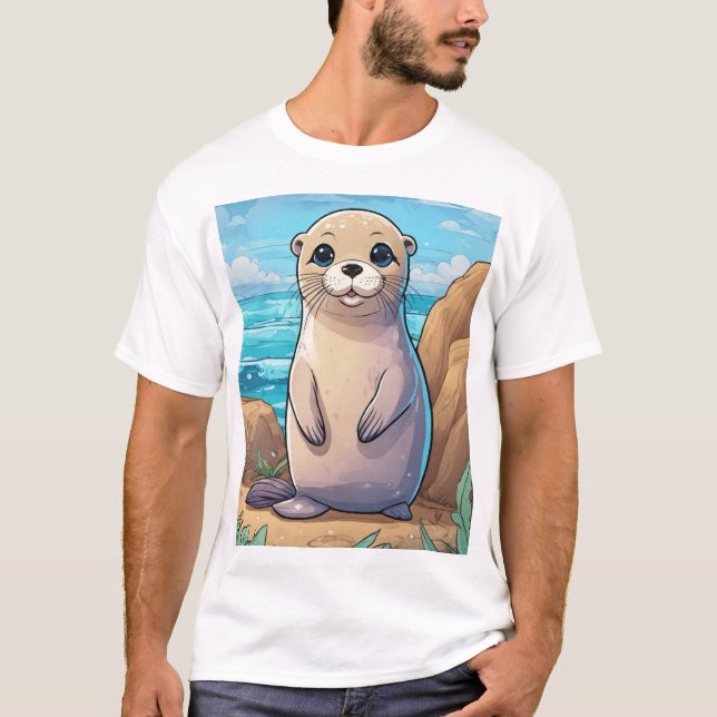 Camiseta Bailarín de ondas - Sello de juego en acción (Anverso)