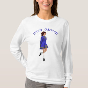 Camiseta Bailarín de Step Irlandés - Azul