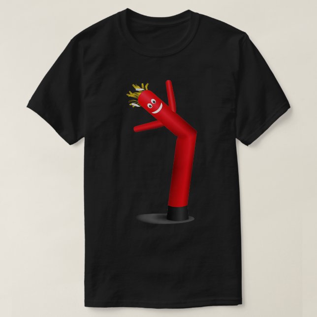 Camiseta Bailarín de tubeman inflable ondulado (Diseño del anverso)