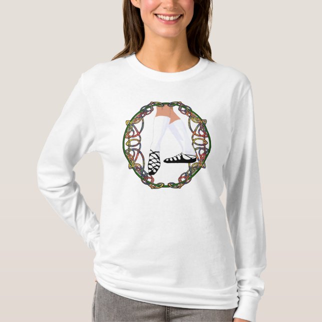 Camiseta Bailarín de zapato suave - Nudoso celta (Anverso)