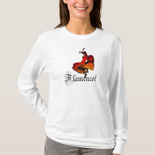 Camiseta Bailarín del flamenco (Anverso)