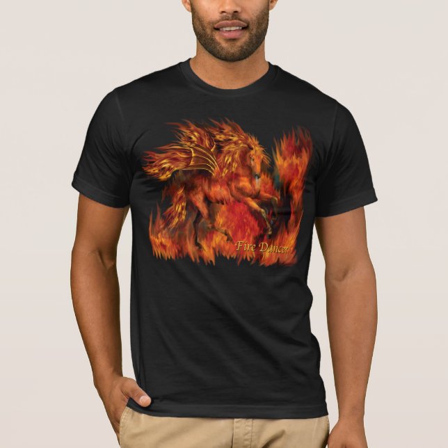 Camiseta Bailarín del fuego (Anverso)